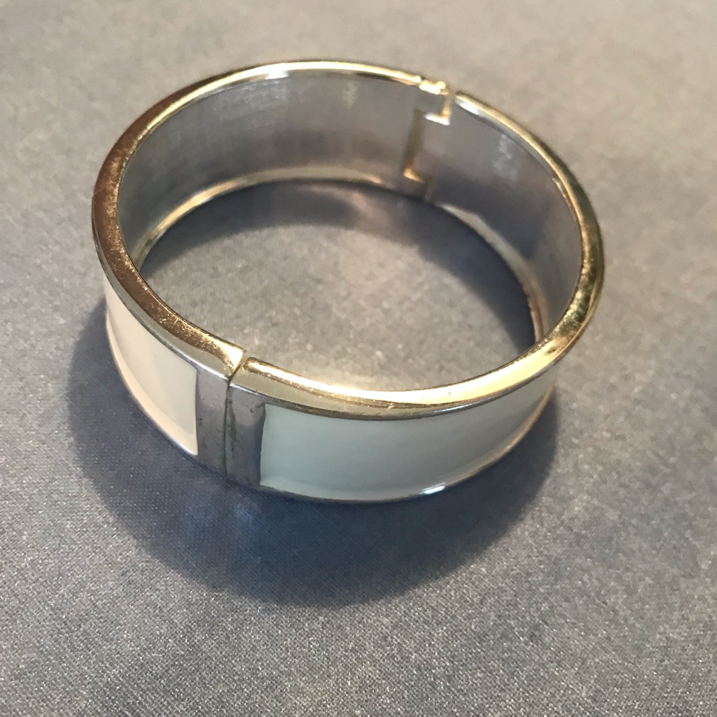 Cream And Silver Old Navy Bracelet